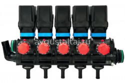 Блок электроклапанов ARAG (20 bar 5 секций BY-PASS серия 863 T5)