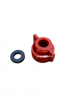 Гайка байонетная Licheng красная круглая (Китай)