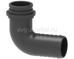 Колено 90° G1" х 25мм. под гайку