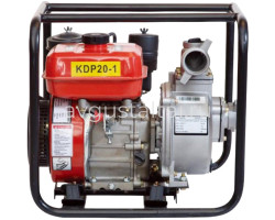 Мотопомпа для воды (дизельная) "Vodotok" KDP20-1 (2.2кВт, max 19.98м3/ч, nom 16м3/ч, Нmax-20м, Нnom-