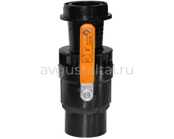 Шаровый кран НПВХ 1 1/2"