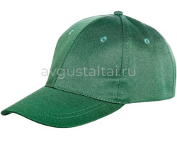 Кепка-жокейка зеленая