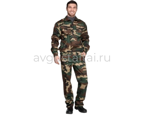 Костюм охранника Грета зеленый
