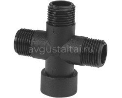 Крестовина 1/2" 90* М-F